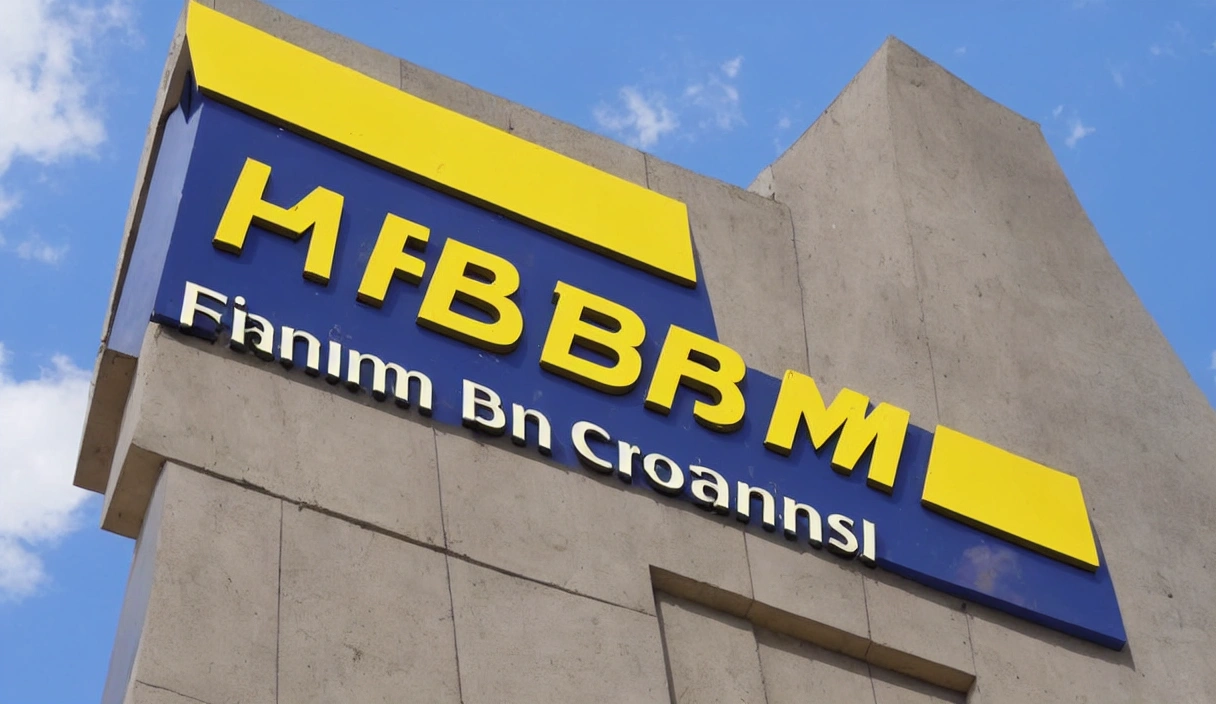 An image of a bank sign that reads 'FCMB Bank Secured Loans'.