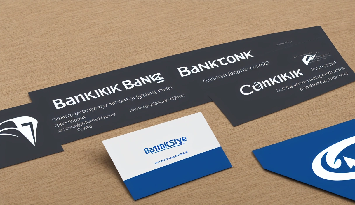 Create a banking style image that represents your title.