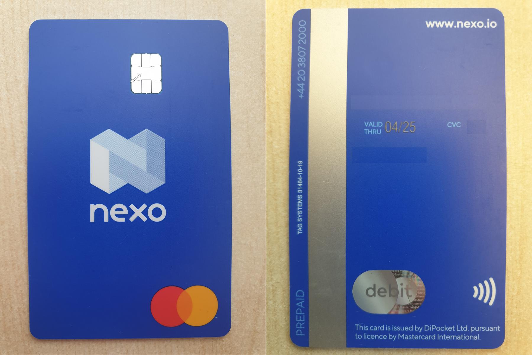 Nexo credit card - 2022-07-08 - a sign that says no one is in the picture